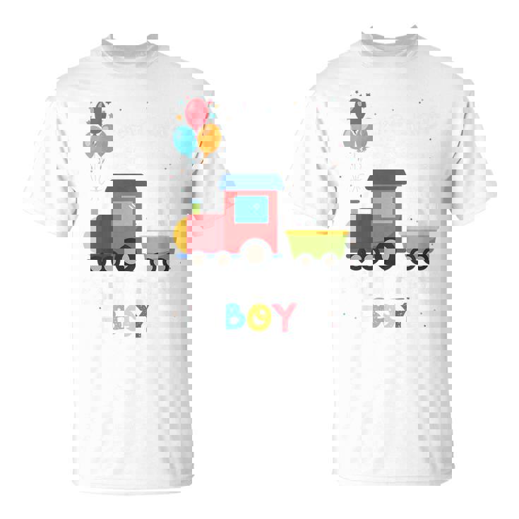 キッズ かっこいいチュー 3歳バースデーボーイ可愛い電車好き Tシャツ