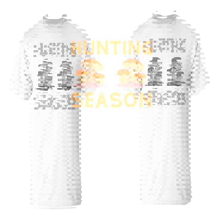 キノコ狩りの季節 長袖tシャツ Tシャツ