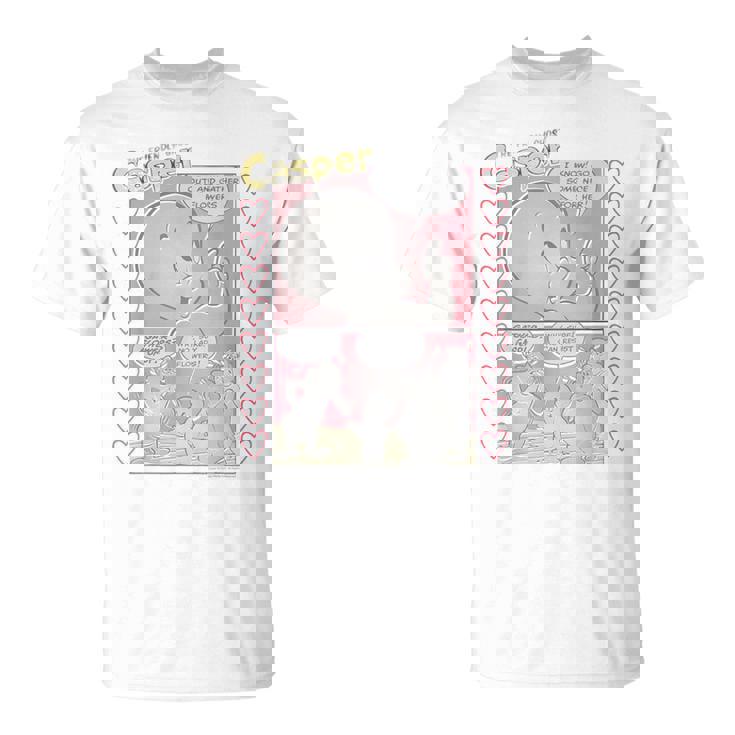 キャスパー・ザ・フレンドリー・ゴースト バレンタインデー コミック Tシャツ