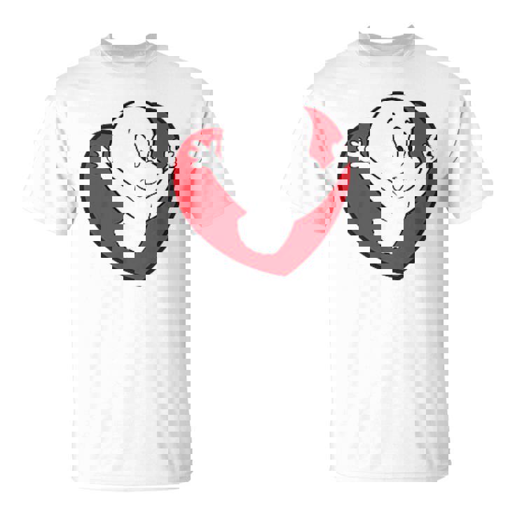キャスパー・ザ・フレンドリー・ゴースト バレンタインデーのフロント&バック Tシャツ