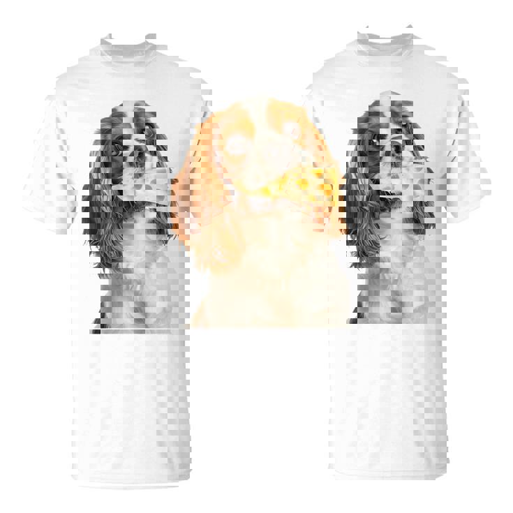 キャバリア・キング・チャールズ・スパニエル・チーズ・ドッグキャバリアー 長袖tシャツ Tシャツ