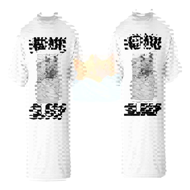 キュートなケアンテリア、睡眠用パジャマ、ナイトガウン。 Tシャツ