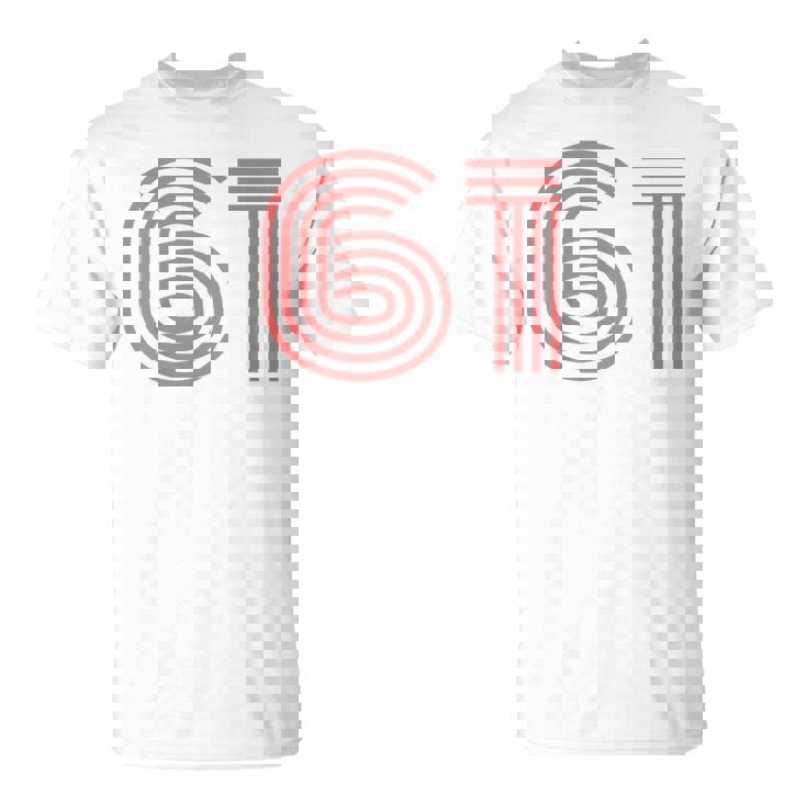 クールレトロライティングジャージ、背番号61 1961 Tシャツ