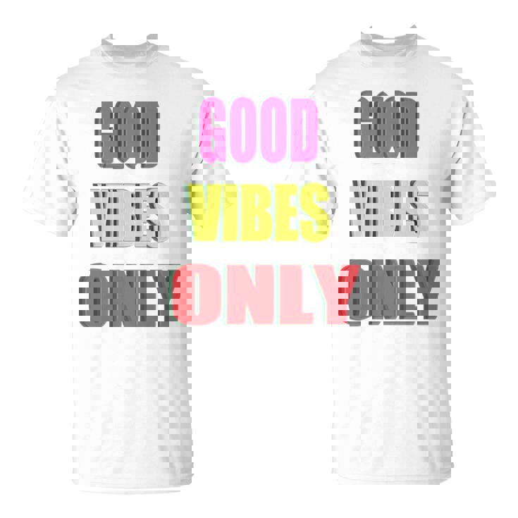 グッド・バイブス・オンリー 長袖tシャツ Tシャツ