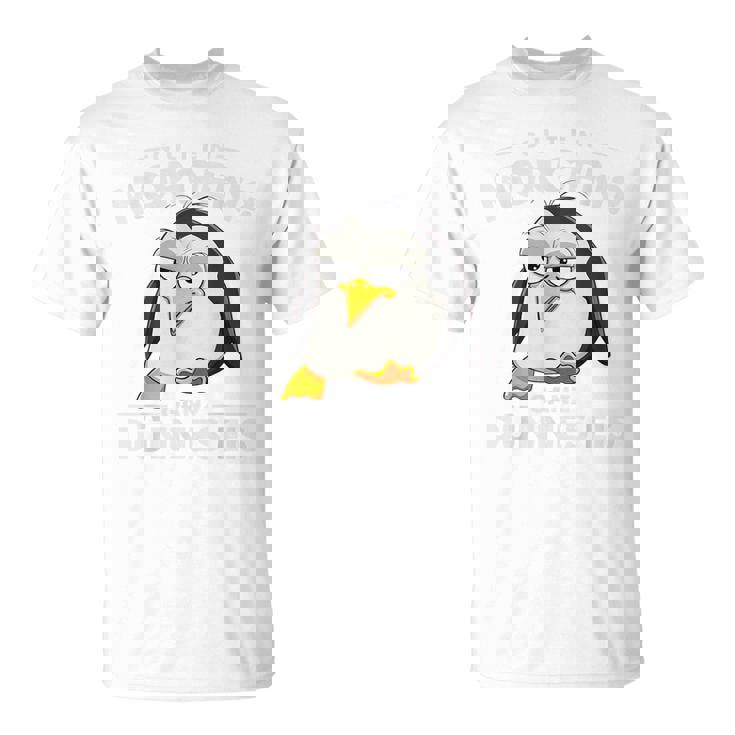 グーテン・モルゲン極薄アイスクリーム おもしろモーニンググループ ペンギン Tシャツ