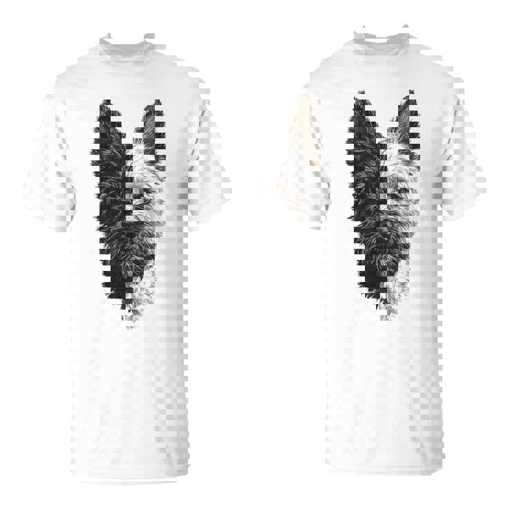 ケアンテリア 犬 モチーフ ペット 作品 ケアンテリア Tシャツ