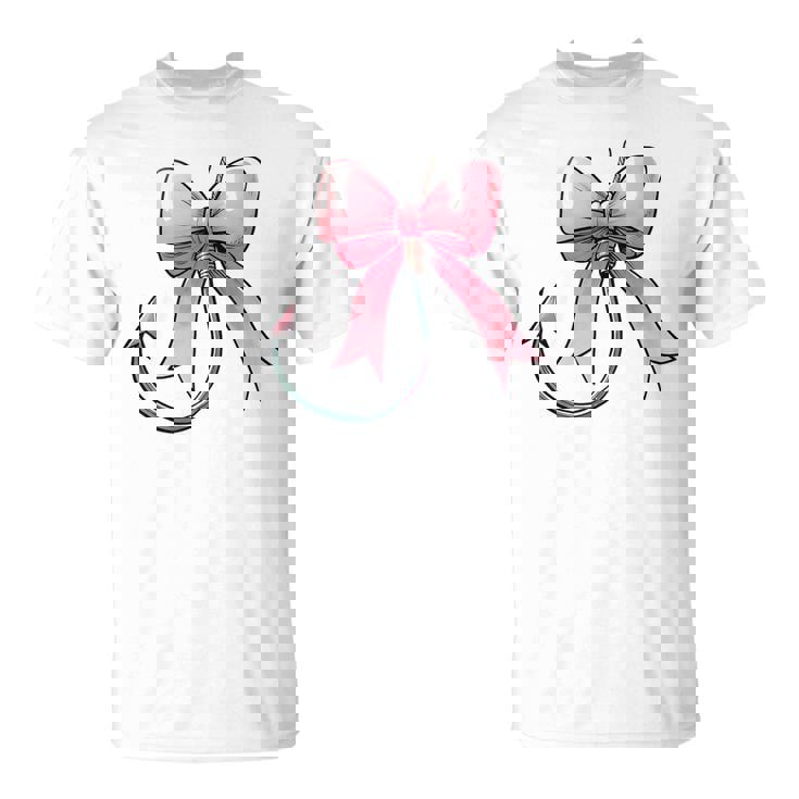 コケット ボウ 釣り フィッシャーフック ピンクリボン ママ 母の日 Tシャツ