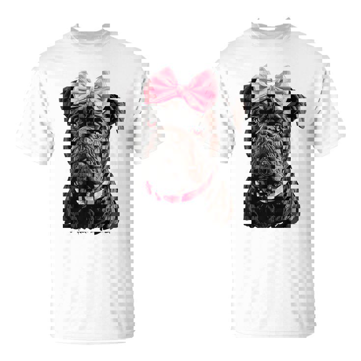 コケット ボウケーン コルソ 犬 ママ ピンクリボン 女の子 Tシャツ