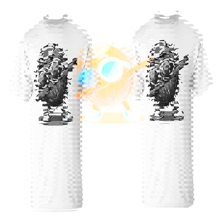 ココナッツダビングサングラス おもしろダンス 男の子 女の子 キッズ 長袖tシャツ Tシャツ