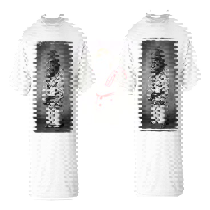 ゴリラ先生 日本の柔道と空手武道 Tシャツ
