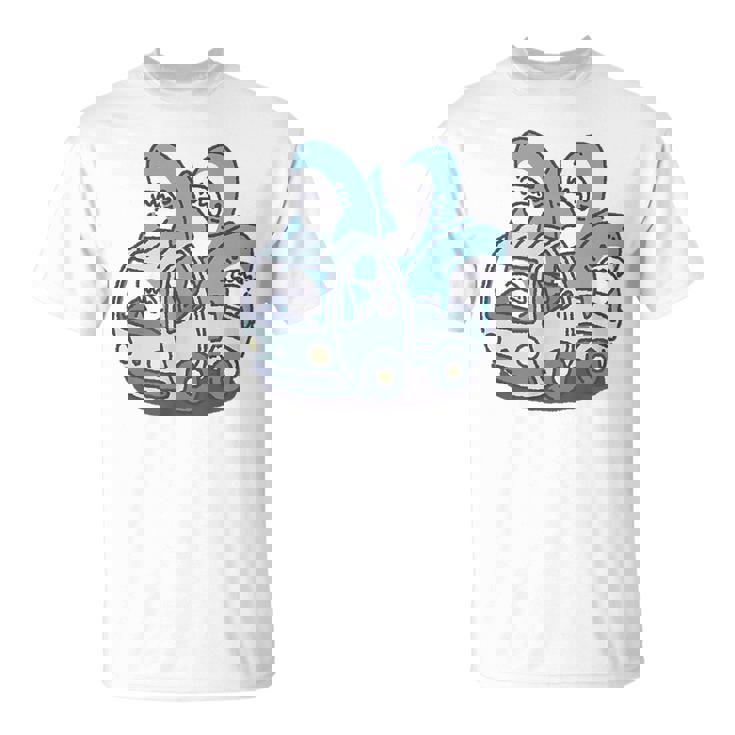 サメがたくさんトラックに Tシャツ