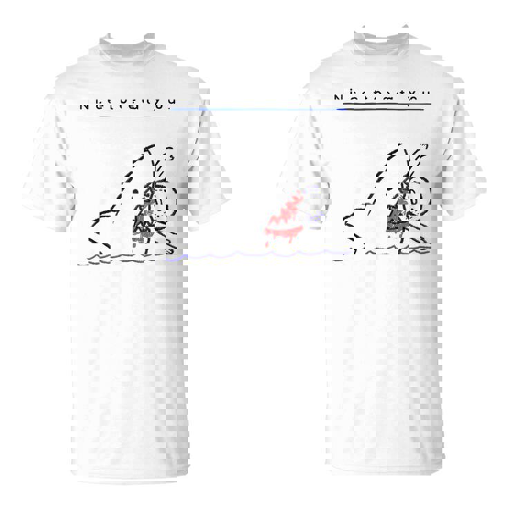 サメのことわざ ブラックユーモア Nice To Eat Yo Tシャツ