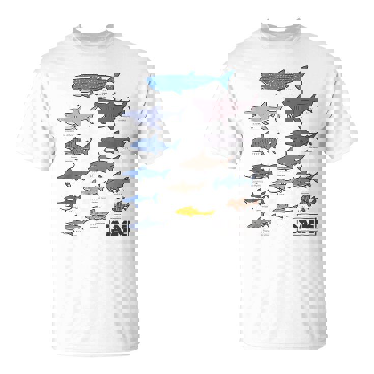 サメ図鑑 Tシャツ