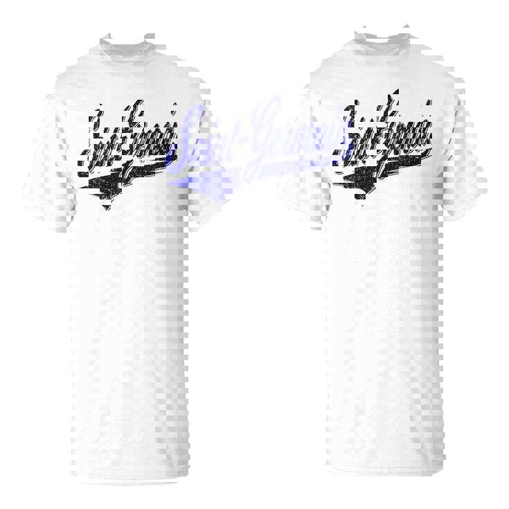 サンジェルマン バーシティ スクリプト クラシック スポーツ ジャージ Tシャツ