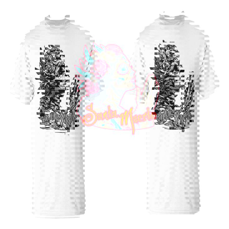 サンタ・ムエルテ カトリーナ カラベラ 長袖tシャツ Tシャツ