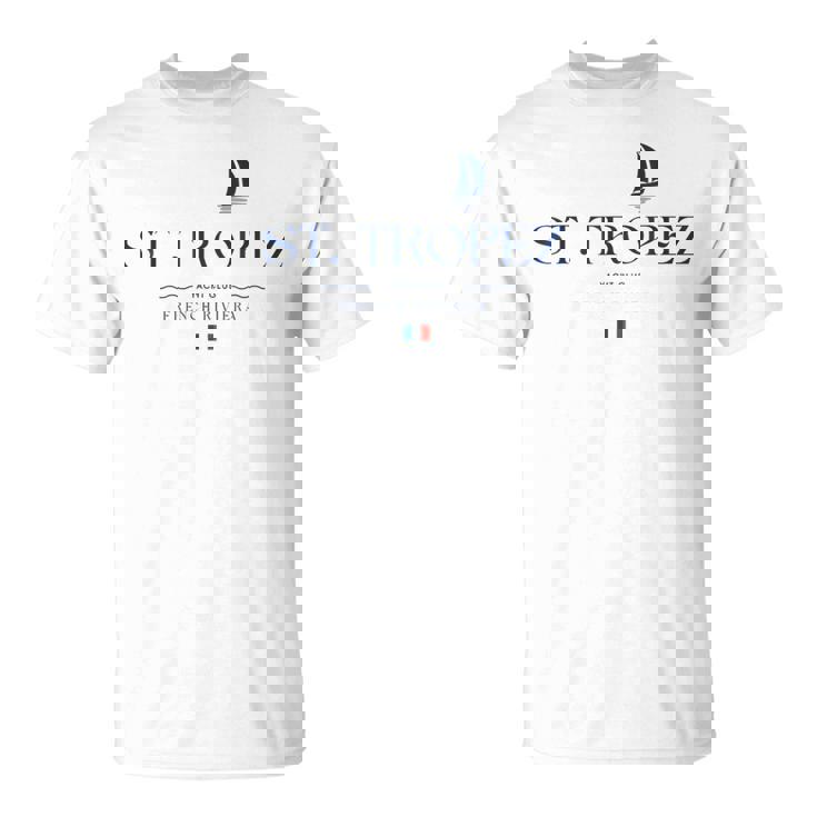 サントロペ フレンチリビエラ ヨットクラブ コートダジュール フランス Tシャツ