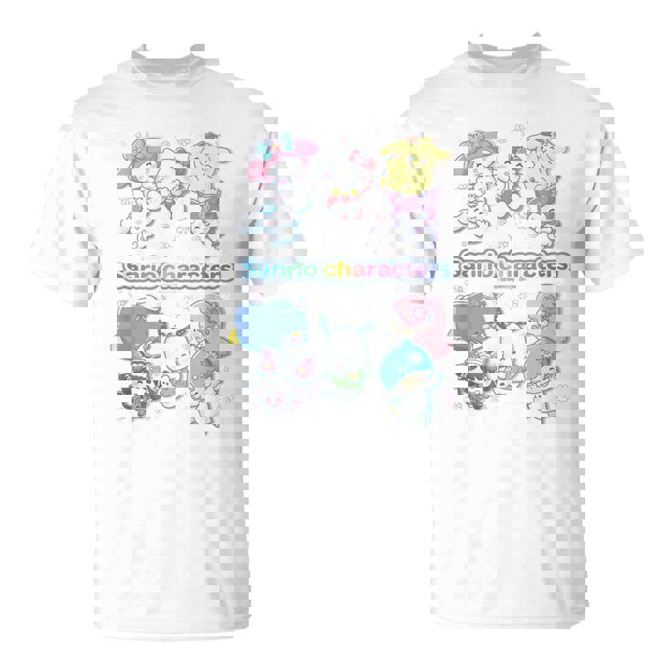 サンリオキャラクターズ サンリオキャラクター大賞デザイン 集合D Tシャツ