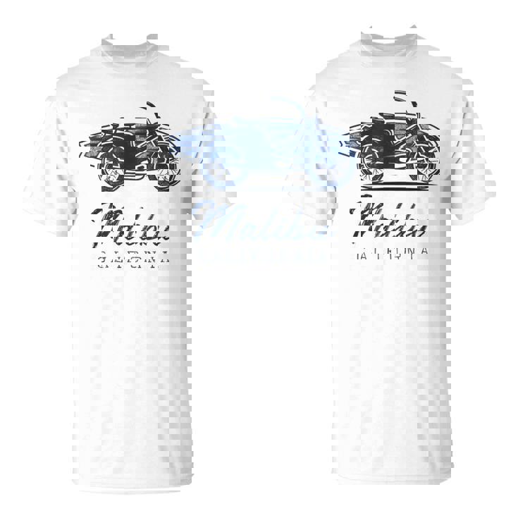 サーファーサーフスポット マリブ、カリフォルニア Tシャツ