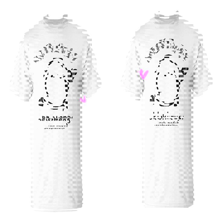 シマエナガ 北海道 雪の妖精 可愛い もふもふ ハート Tシャツ