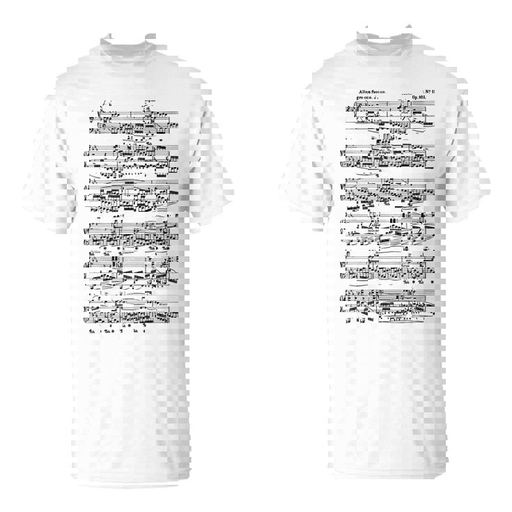 ショパン革命エチュードピアノピアニスト Tシャツ