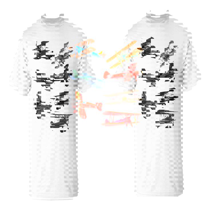 シングルエンジンプロペラ飛行機 Tシャツ
