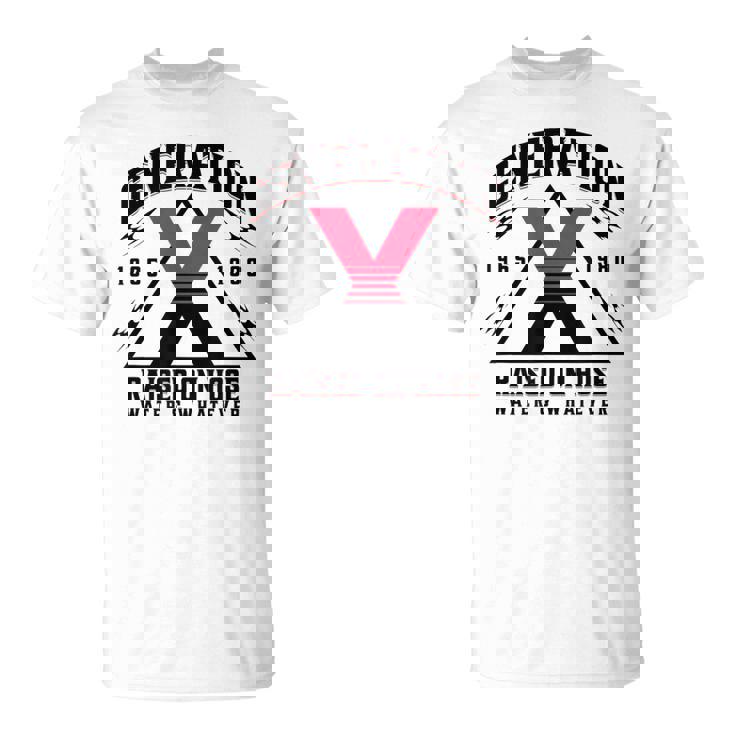 ジェネレーションxはホースウォーターで育ちました 1965 1980 Tシャツ