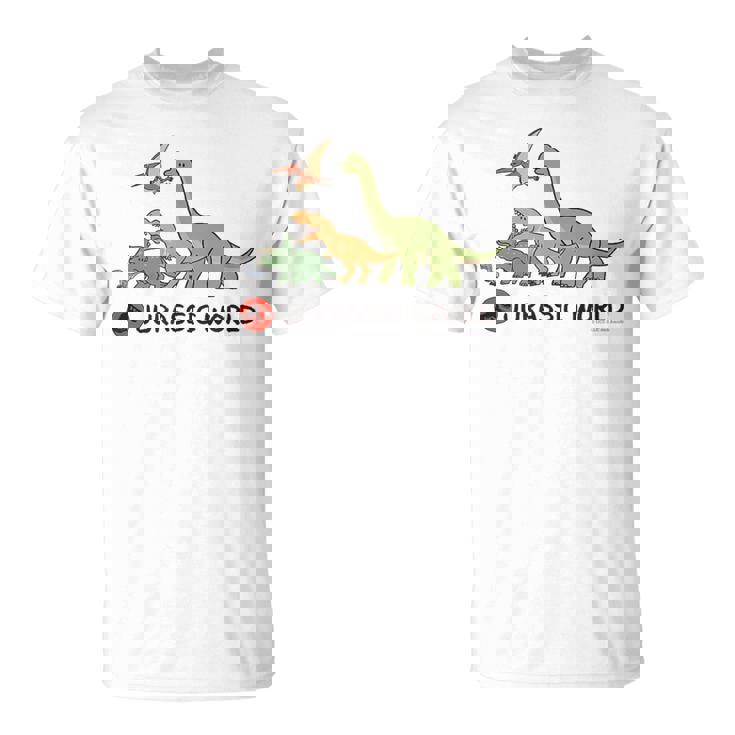 ジュラシック・ワールド Dinosaurs Loose Illust Tシャツ