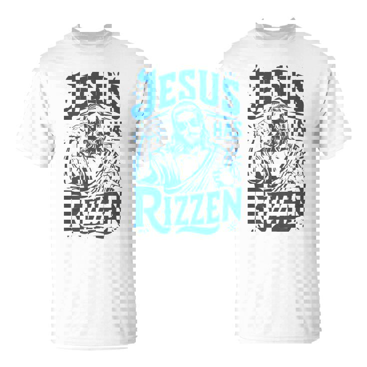 ジーザス・ハズ・リズン・ファニー・ジーザス・ミームリズ・ヤング・クリスチャン Tシャツ