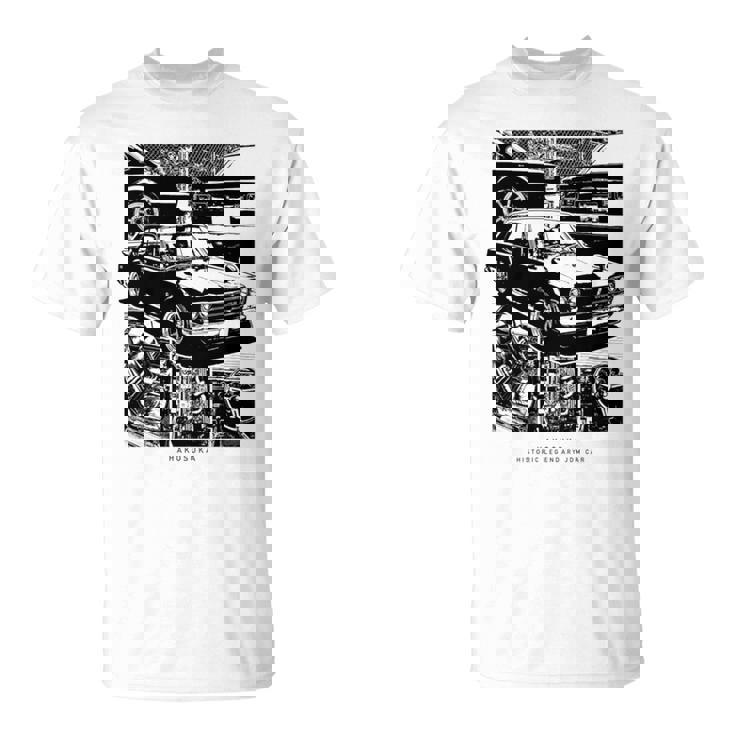 スカイライン ハコスカ ビンテージ スポーツカー ワイスピ ハードチューン グッズ 長袖tシャツ Tシャツ