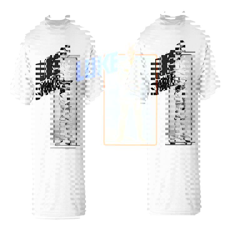 スター・ウォーズ ルーク・スカイウォーカー スマイルカードグラフィックtシャツ Tシャツ