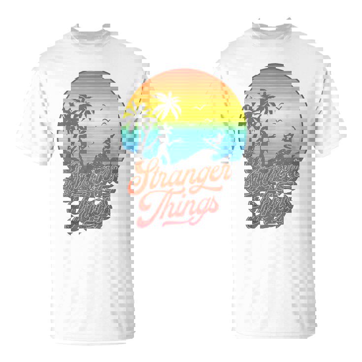 ストレンジャー・シングス サーファーボーイ ピザ デモゴルゴン カリ レトロ 80年代 Tシャツ