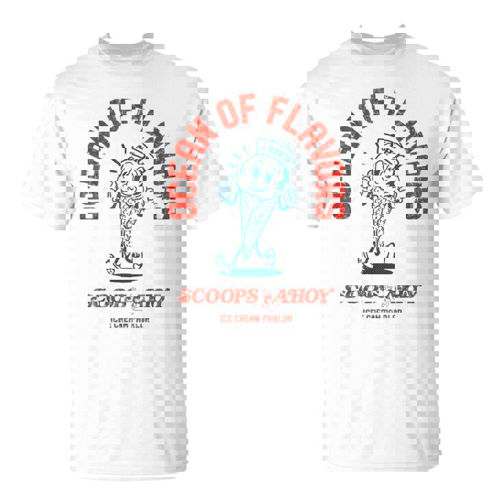 ストレンジャー・シングス スクープ アホイ スターコート アイスクリーム味 レトロ Tシャツ