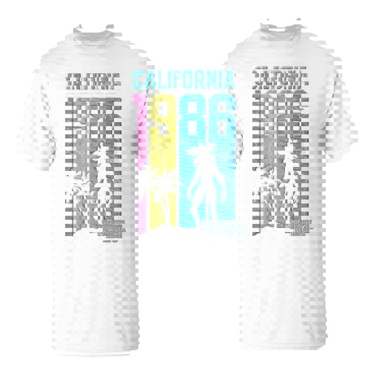 ストレンジャー・シングス デモゴルゴン カリフォルニア 1986年 ファン記念品 長袖tシャツ Tシャツ