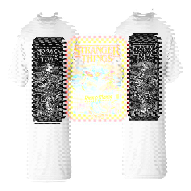 ストレンジャー・シングス プロモ コミック イレブン リンク O マニア レトロ 80年代 長袖tシャツ Tシャツ