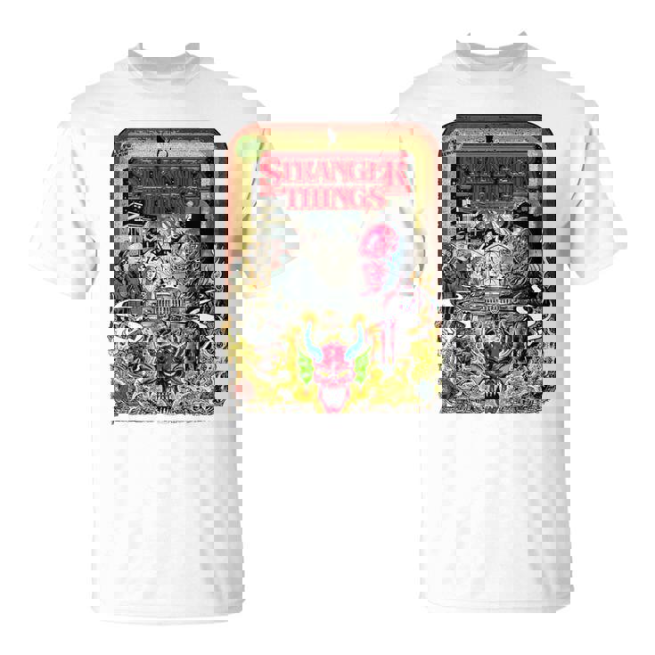 ストレンジャー・シングス プロモコミック The Partyecna セピア ヴィンテージ Tシャツ