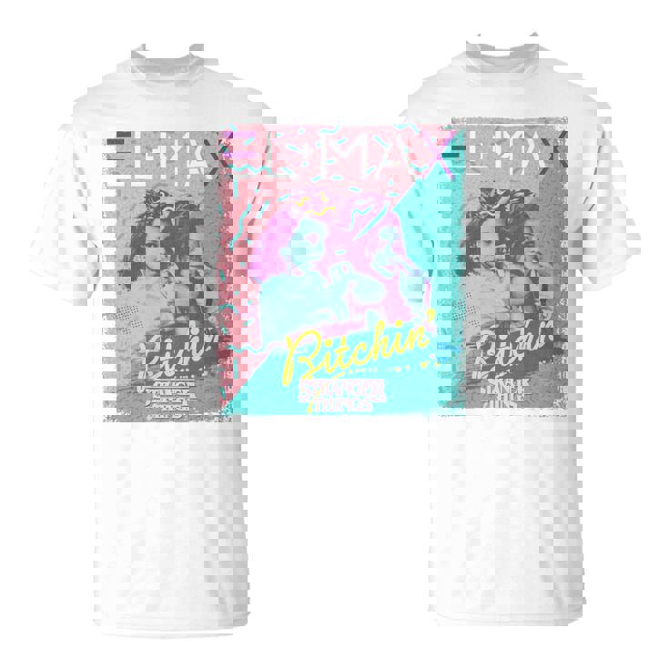 ストレンジャー・シングス ポスター Eleven Max Bitchin Besties 長袖tシャツ Tシャツ