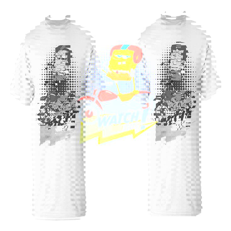スポンジボブ スクエアパンツ スポンジボブ Watch This Tシャツ