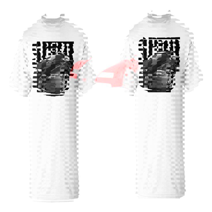 スー、スポーツカー、マッスルカー、レースカーのtシャツ。 Tシャツ