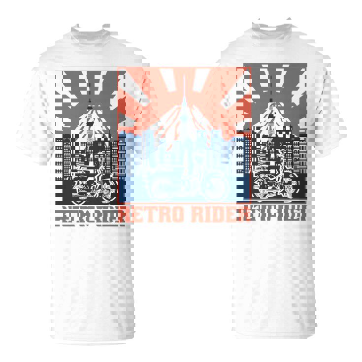 スーパーカブc100 原付バイク レトロライダー 東京日本 長袖tシャツ Tシャツ