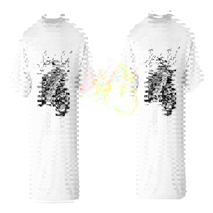 スーパースポーツ バイク レーシング バイク レーシング バックプリント バイク Tシャツ