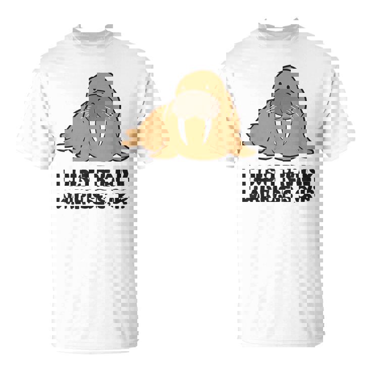 セイウチが本当に好きだよ、いいね？面白いセイウチ Tシャツ