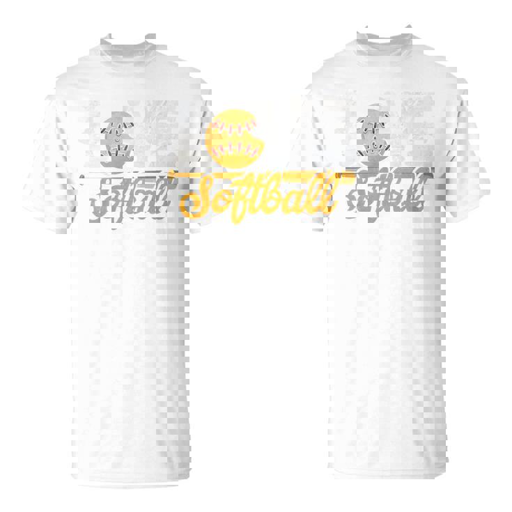 ソフトボール好き スポーツボール ラブ ソフトボール チームメイト 野球 長袖tシャツ Tシャツ