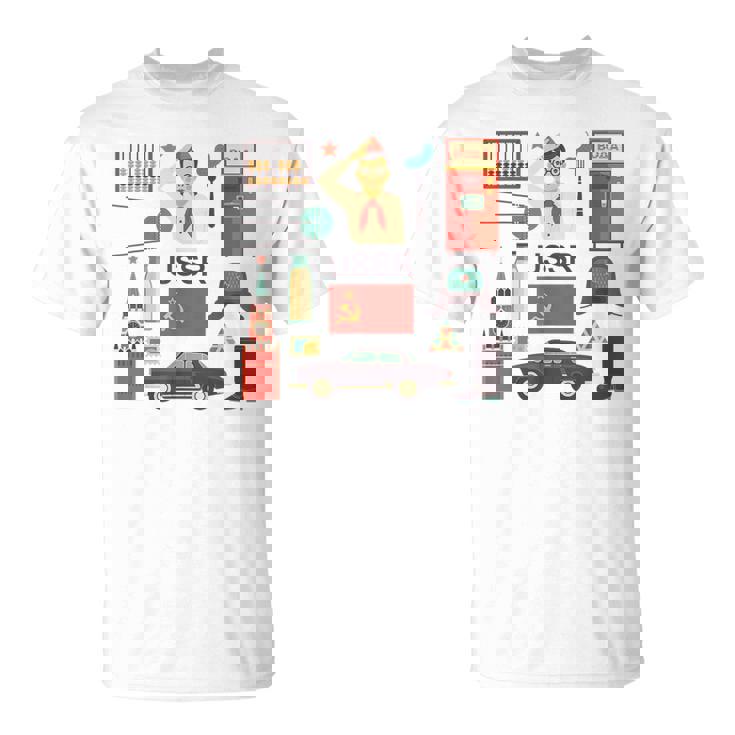 ソ連属性sovi8ビンテージプロパガンダ。 Tシャツ