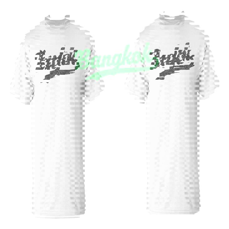 タイのバンコクビンテージスポーツグラフィック。 Tシャツ