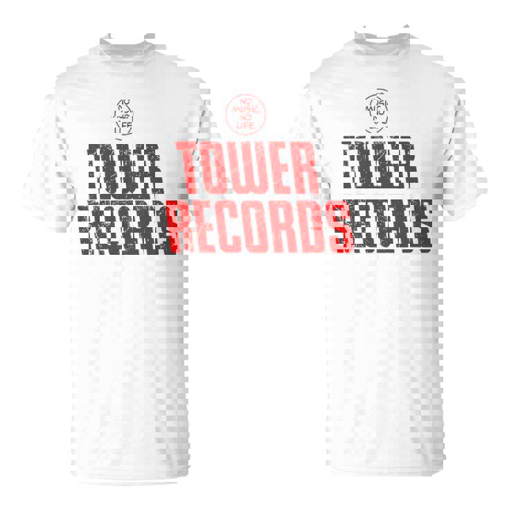 タワーレコードミュージック レトロ ヴィンテージ Tシャツ