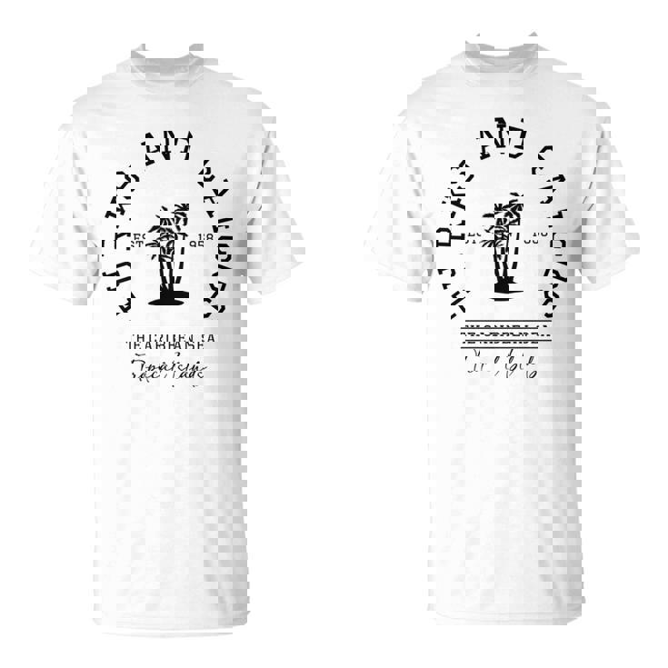 タークス・カイコス諸島カリブ海諸島旅行 長袖tシャツ Tシャツ