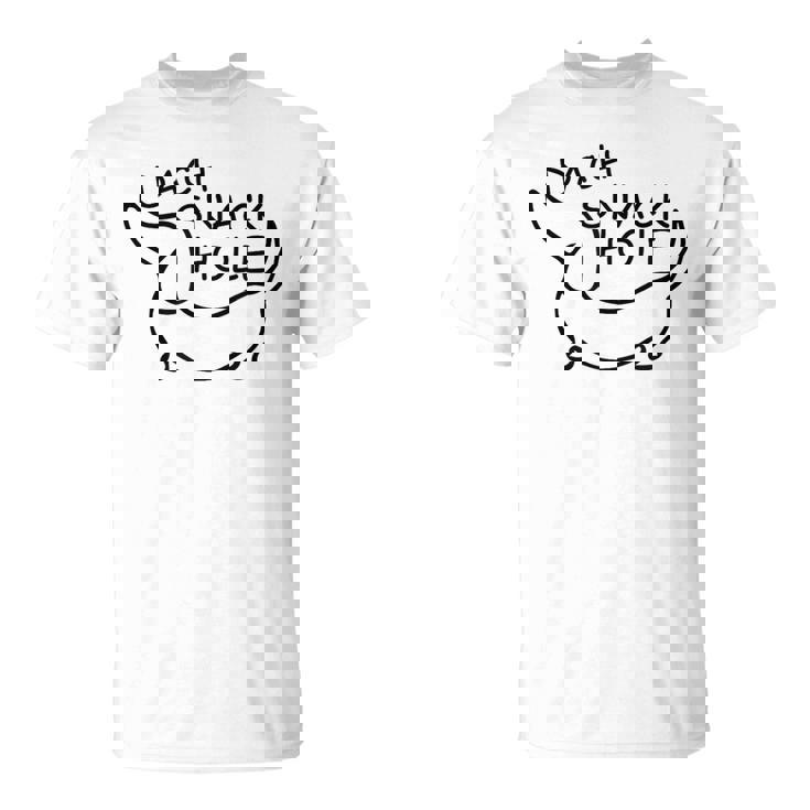 ダックスフンド ダッハ スナックホール Tシャツ