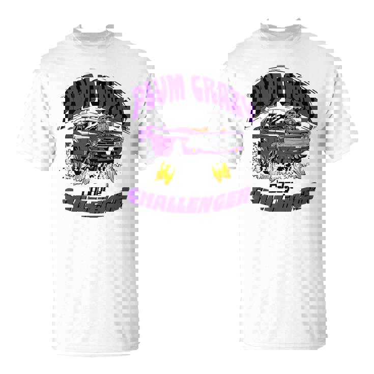 ダッジ チャレンジャー プラム クレイジー ラストコール Tシャツ