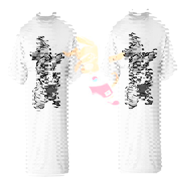 ダビング犬 韓国 バレーボール ラバー ジャージ 韓国国旗 Tシャツ