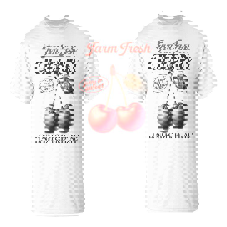 チェリーフルーツ スイートジューシーレッドチェリー 食通ギフト Tシャツ